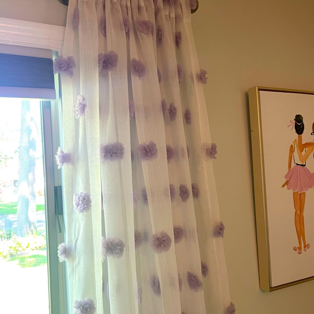 4 DKNY WINDOW PANELS 84”